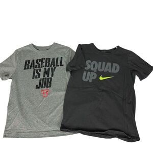 Boys Small Athletic T-Shirts Nike & Under Armour